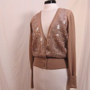 JCrew Wool and silk cardigan